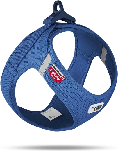 Curli orma za pse Air-Mesh s kopčom, plava (XL, 12–18 kg)