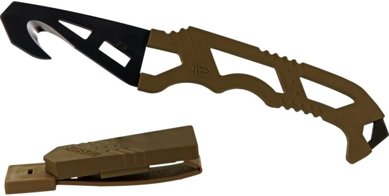 Spasilački nož s kukom GERBER Crisis Hook Knife, tan