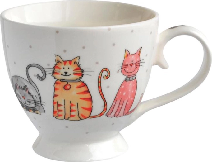 Keramička šalica Toro 420 ml mačka i pas