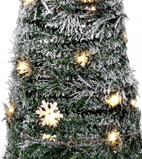 Toplo svjetlo 40 LED s funkcijom timera