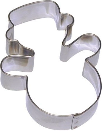 Rezač za kolače od nehrđajućeg čelika Snjegović, set 10 kom