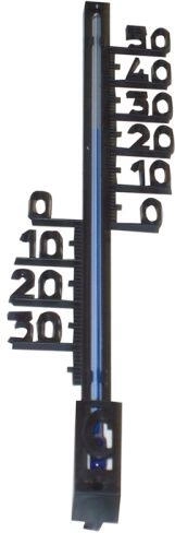 Vanjski termometar s tiplom 27 cm, crna plastika