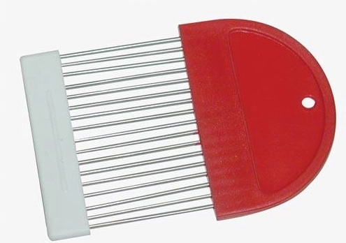 Držač za rezanje luka 11 × 7,5 cm, plastika i metal