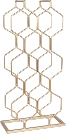 Stabilna metalna konstrukcija sa zlatnom završnom obradom