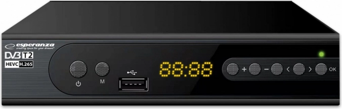 Set-top box DVB-T2 HEVC/H.265 s PVR i HDMI