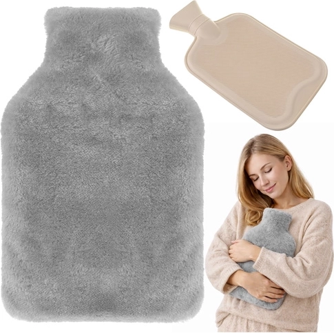 Gumena termoforna boca s pliš navlakom 1,8 l RUHHY