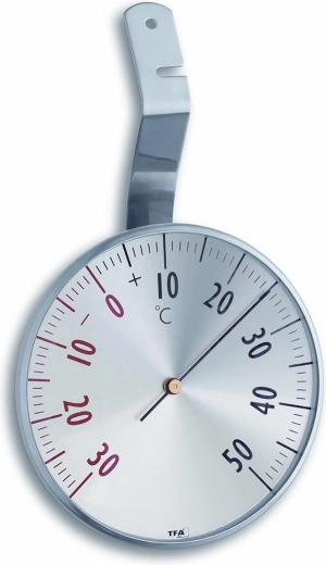 Okrugli prozorski termometar od nehrđajućeg čelika 7,5 cm