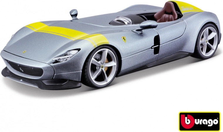 Ferrari Monza SP1 srebrna/plava metalni model 1:24