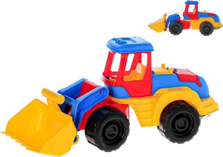 Plastični traktor utovarivač 45 cm za pijesak i vrt