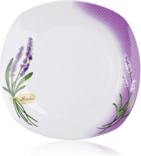 Moderan kvadratni oblik s lavandinim dekorom