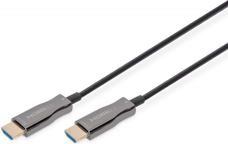 Hibridni HDMI 2.0 Premium HighSpeed 4K/60 Hz AOC kabel s Ethernetom – Crna