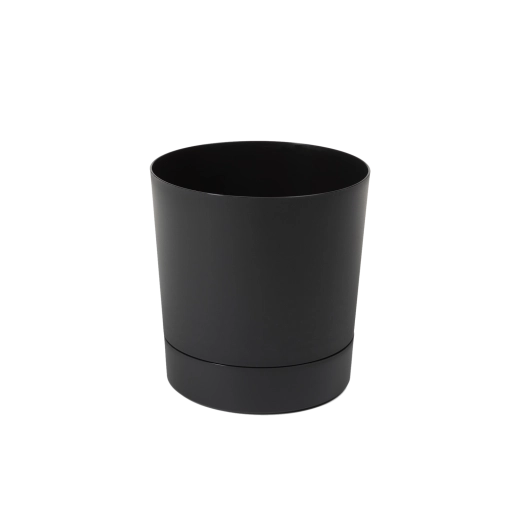 Tegla s podloškom Aura 14,5 cm crna
