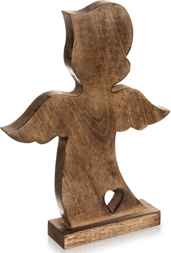 Drvena božićna figurica anđeo od manga 38,5 cm