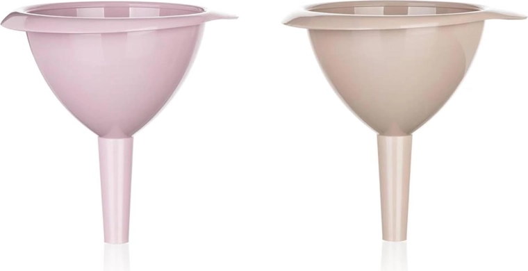 Plastični lijevak 10,4 cm ACCASA – pastelni mix boja