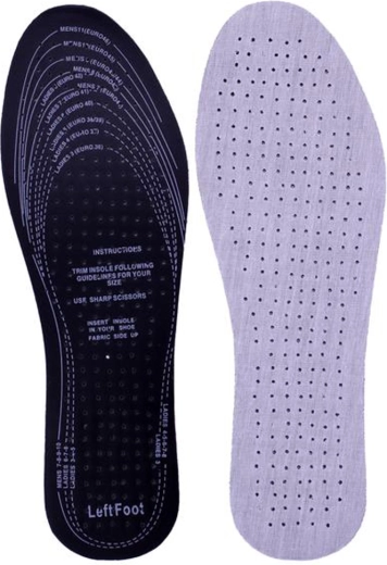 Ulošci za cipele od pamučne tkanine i lateksa – 1 par