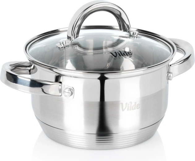 Inox lonac sa staklenim poklopcem INOXCELLENT 16 cm, 1,75 l