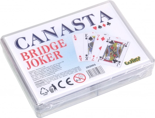 Karte Canasta u plastičnoj kutijici