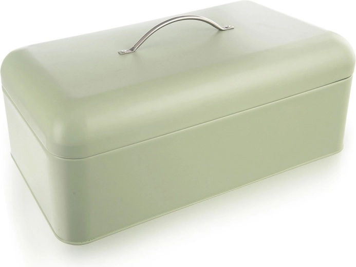 Metalna kutija za kruh GREENISH, mint zelena, 42,5 × 23 × 20 cm
