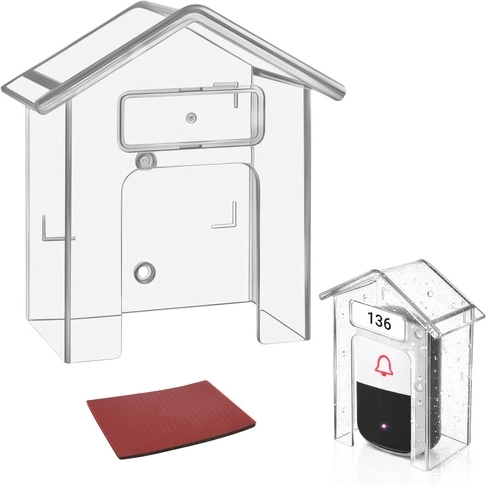 Zaštitna nadstrešnica za zvono RUHHY – prozirna, vodootporna