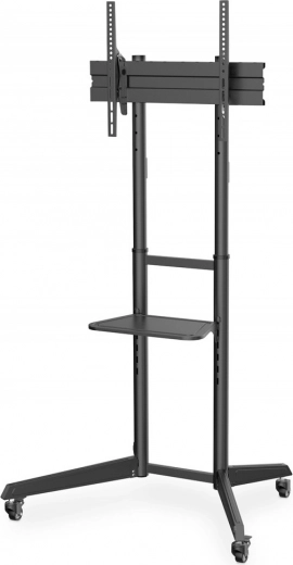 mobilni TV stalak s policom za 37–70", nosivost 50 kg, VESA do 600 × 400