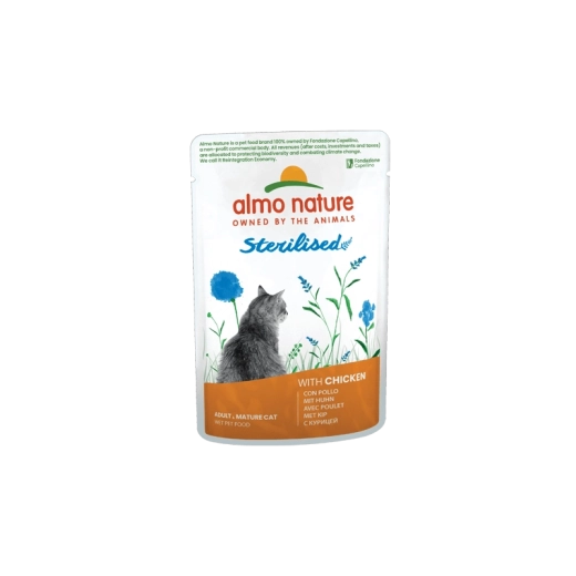 Almo Nature Holistic Sterilized Cat vrećica za sterilizirane mačke – piletina, 70 g