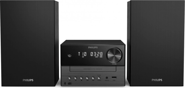 philips mikrosustav tam3505m2 kompaktni stereo s dab+, cd, bluetooth 5.4 i usb
