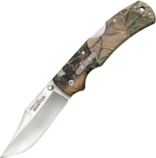Sklopivi lovački nož Cold Steel Double Safe Hunter, maskirni, 8,9 cm