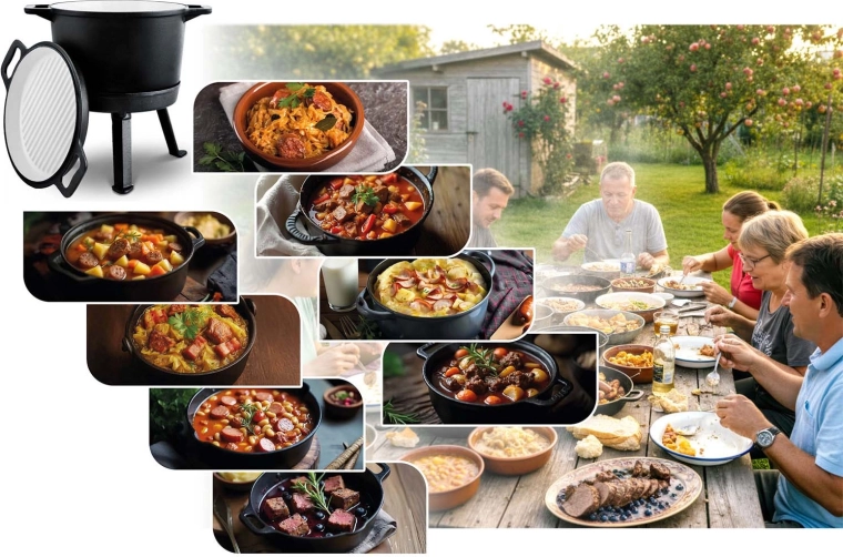 Obostrani poklopac kao grill tava