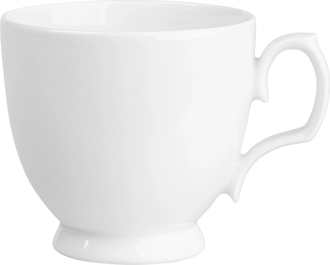 MariaPaula Klasyka bijela porculanska šalica za cappuccino 350 ml
