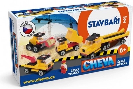 Konstrukcijski set Cheva Graditelji za početnike, plastični set