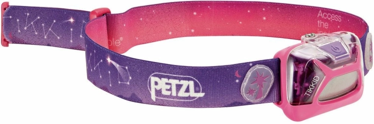 Dječja čeona svjetiljka Petzl Tikkid ružičasta