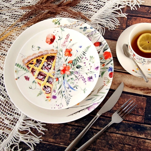 Praktičan promjer 20,5 cm za deserte i užine