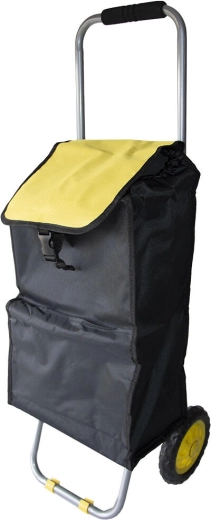 Kolica za kupnju RIO 25 l, nosivost 20 kg, crno‑žuta