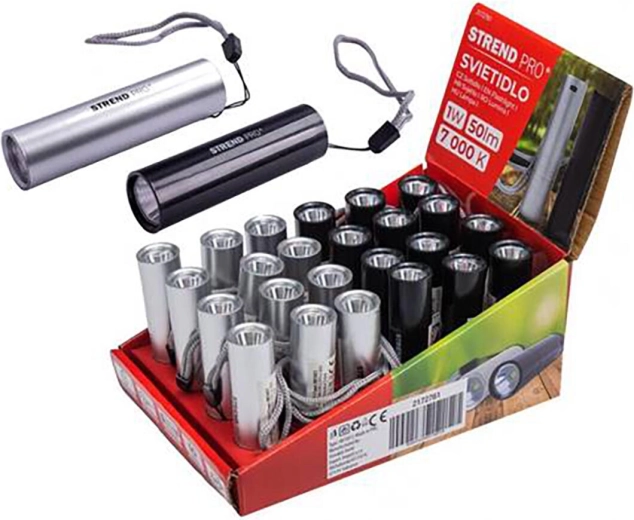 Punjiva svjetiljka Strend Pro Flashlight, 50 lm, USB