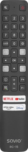 Univerzalni zamjenski daljinski upravljač za TCL Smart TV RC-15