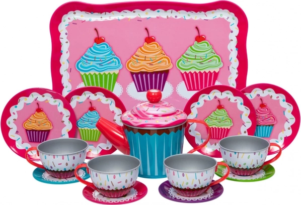 Dječji čajni set s motivom muffina