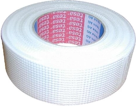 Popravna staklena traka za gips-karton 48 mm × 45 m Tesa bijela