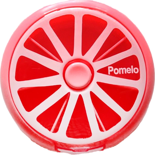 Okrugli dozirnik za lijekove s motivom pomela 9 × 2,5 cm