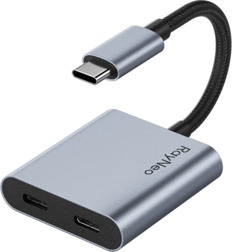 USB‑C adapter za punjenje za pametne naočale RAYNEO AR, 4K 60 Hz, Power Delivery 100 W