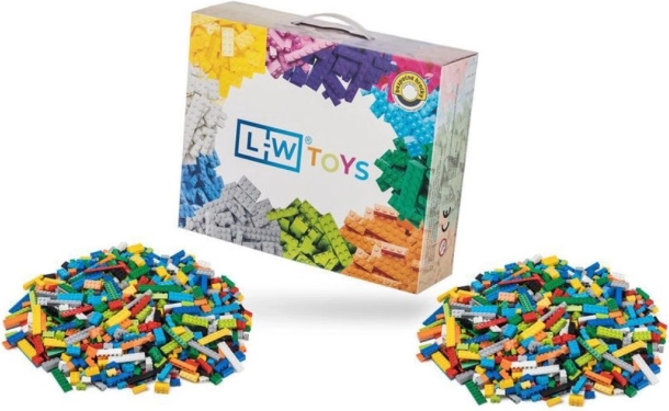 Konstrukcijski set L-W Toys osnovni set 2000 kom (miks lakih i teških kocaka)