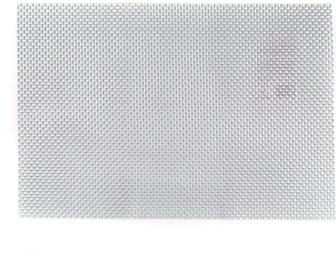 Podmetač PIATTO 45 × 30 cm bijelo-sivi