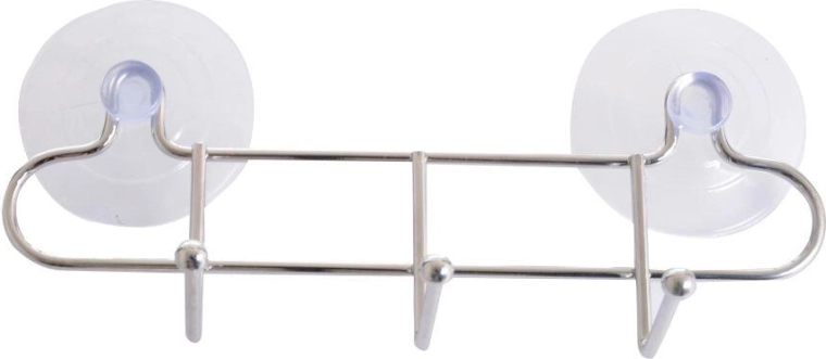 Kupaonska vješalica s 3 kukice, krom