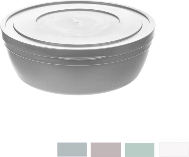 Plastična zdjela s poklopcem Kapa flat 17 cm (mix boja)