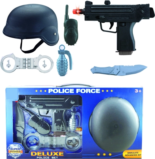 Policijska strojnica s opremom – set 6 kom