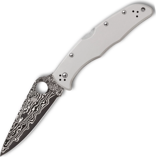Spyderco Endura 4 titanijski džepni nož s damascenskom oštricom 9,7 cm