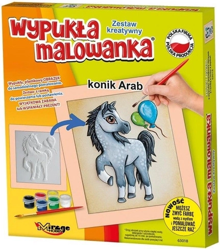 Ispupčeno bojanje – arapski konjić