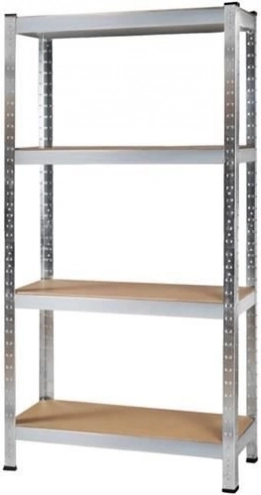 Metalni stalak s 4 police 150x75x30 cm