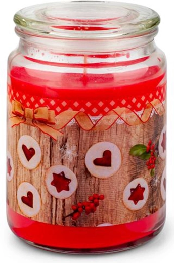 Mirisna svijeća u staklu PROVENCE linzer keksi 95 h