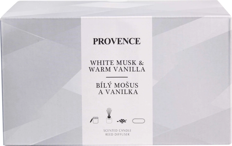 Poklon set Musk Vanilla Provence – svijeća i difuzor