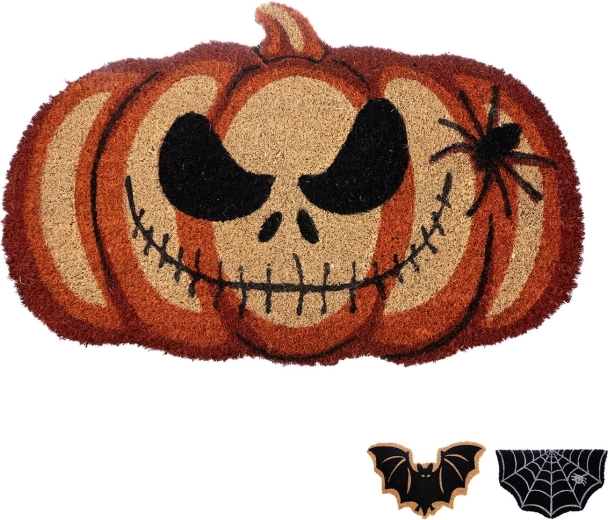 Ulazni otirač od kokosovih vlakana s plastičnom podlogom Halloween mix